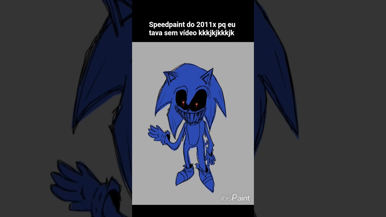 desenhei no puro tédio kkjk #2011x #sonicthehedgehog #creepypasta #speedpaint #brasil #hashtag #sla
