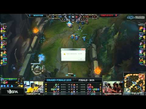 HSL 2015 Live Grand Finals - LoL Finals - Temple City vs Thomas S. Wootton G2