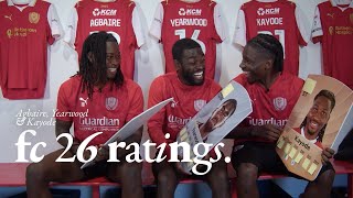 LET'S RACE THEN! 🏁 | Agbaire, Yearwood & Kayode react to FC 26 ratings! 👀 (3/3)