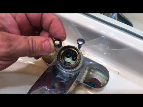 How to fix a leaky delta style bathroom faucet