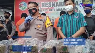 Polisi Gagalkan Peredaran Ganja 6,6 Kg