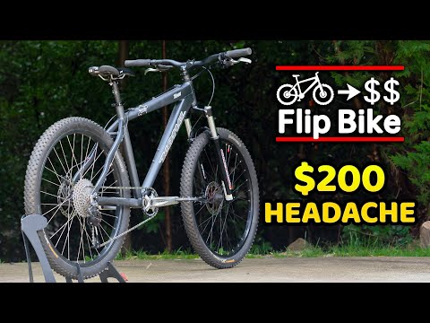 Restoring a Crusty $200 Hardtail for Cash (Flip Bike EP3)