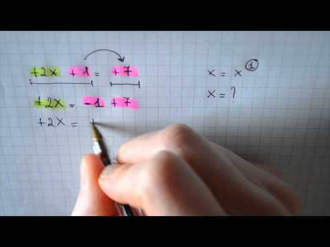 Equazioni di primo grado - Parte 1 (Introduzione)