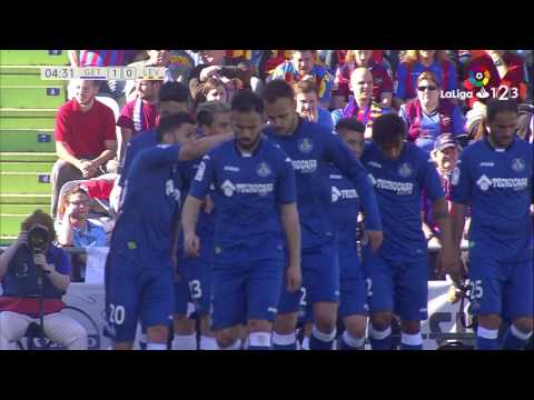Golazo de Jorge Molina (1-0) Getafe CF vs Levante UD