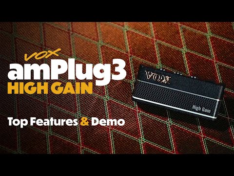 Гитарный усилитель для наушников VOX AMPLUG 3 HIGH GAIN - фото 2 - id-p2380102429