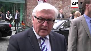 Ministers leave after talks with Iran on nuclear programme, Fabius, Steinmeier comment