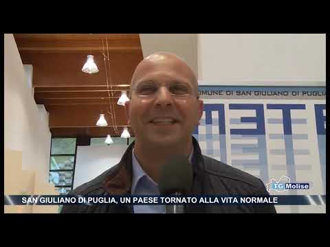 San Giuliano di puglia, un paese tornato alla vita normale