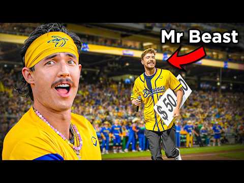 MrBeast Crashed Our Savannah Bananas Game with $50,000!