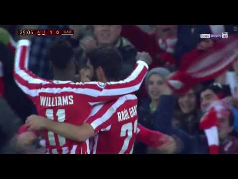 Aritz Aduriz Goal - Athletic Bilbao vs Barcelona 2-0 (Copa del Rey 2017 HD)