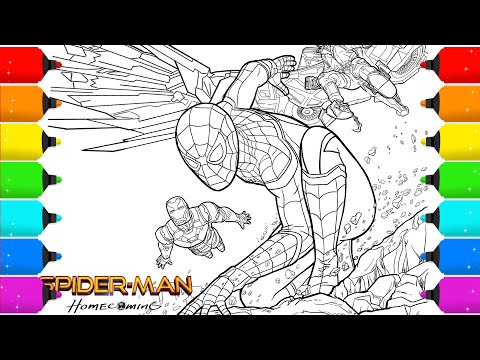 Digital Drawing Spider-Man: Homecoming