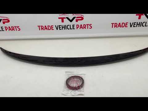 Fits Mercedes C-Class W205 2014-2021 Rear Trunk Boot Lip Spoiler Sport Carbon Look video