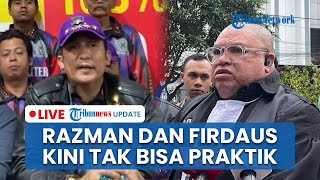 LIVE: Sumpah Advokat Razman dan Firdaus Oiwobo Dibekukan Buntut Gaduh dan Naik Meja Ruang Sidang
