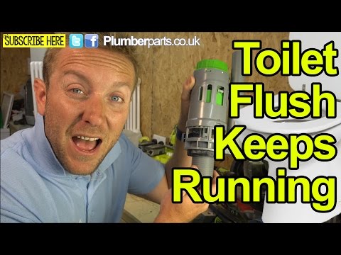 FIX WC OR TOILET THAT IS RUNNING AFTER FLUSH - PUSH BUTTON - Plumbing Tips