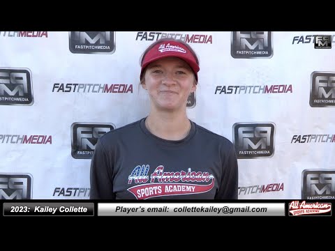 2023 Kailey Collette 4.0 GPA - Athletic Shortstop and Third Base Softball Skills Video - AASA Clark