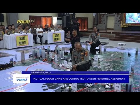 POLRI HOLDS TACTICAL FLOOR GAME TO SECURE THE 10TH WWF