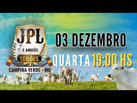 JPL e Amigos Leilões  Campina Verde MG - 03 de Dezembro 2025