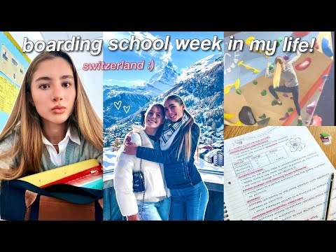 A WEEK IN THE LIFE OF BOARDING SCHOOL *in switzerland*