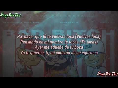 Bad Bitch - Onyx Toca El Piano Y Ñengo Flow Ft Brray Y D.OZi (Letra)