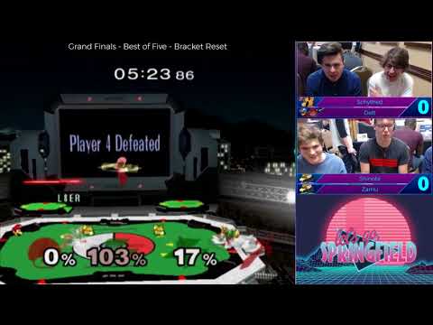 Let's Go SGF #1 Melee Teams - Schythed + Deft (Red) vs. Shinobi + Zamu (Green) - GF