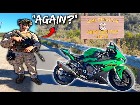 Riding My S1000rr BACK On Marine Corps Base in 2025...