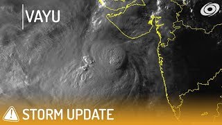 Cyclone Vayu remains a threat - 7:30 PM IST June 12th