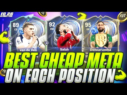 FC 26 | BEST CHEAP META PLAYERS ON EACH POSITION😱💪| BEST CHEAP PLAYERS | FUT 26 ULTIMATE TEAM