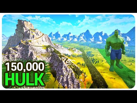 150,000 HULKS vs Mount Olympus - Ultimate Epic Battle Simulator 2 UEBS 2 (4K)