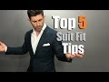 TOP 5 Suit Fit Tips | How To Buy A PERFECT Fitting Suit Online