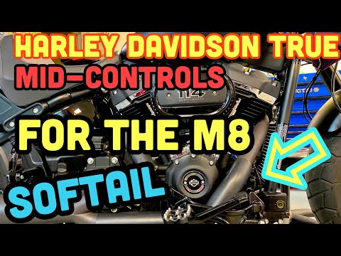 Harley Davidson TRUE MID CONTROL KIT FOR M8 Softail/ We install the very first one ever!!
