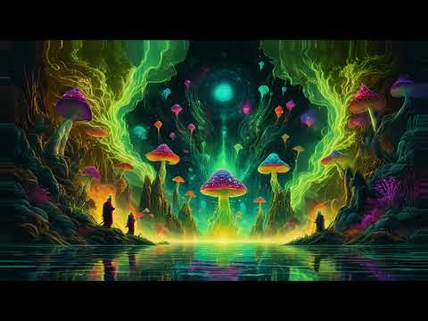 [4K UHD] Mycelial Dreams | Trippy Visuals for LSD, Shroom & DMT Trips