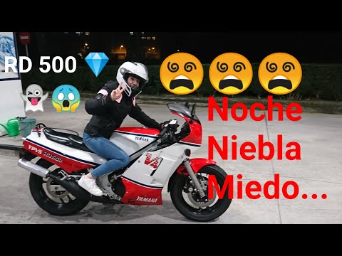 Monta en la YAMAHA RD 500 mi HIJA IZARO y se Caga de Miedo….
