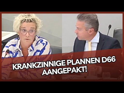 SGP member Stoffer calls out D66 member Paulusma on her crazy ideas!