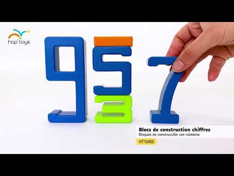 Cartel del vídeo de YouTube para Bloques de construcción cifras - 17 piezas