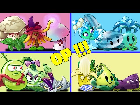 PvZ 2 4 Super Team Plants Vs Team Zombies Part 67 - Team So OP !!!