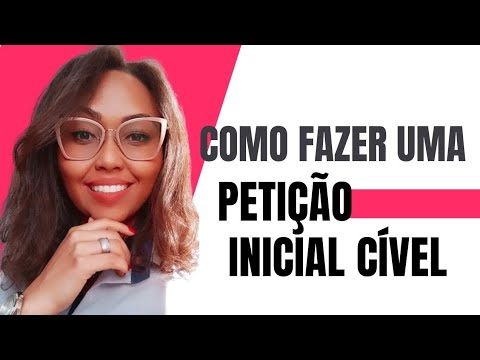 Saiba Como Fazer Uma Petição Inicial e Não Erre Nunca Mais | Aula 1