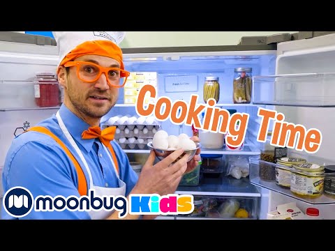 Yummy vegetable treats - explore with blippi! - educational videos for toddlers