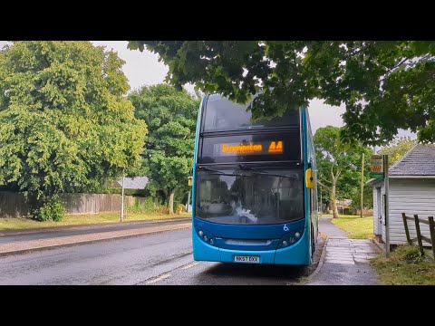 *maxed out*arriva Northumbria 7501 NK57DXX ADL E400 Trident 2 44 stannington