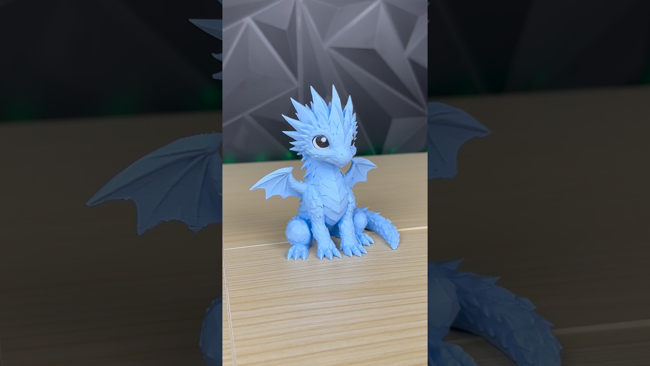 Cute Ice Dragon 🐉 ❄️