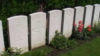 preview picture of video 'KORTRIJK Commonwealth war grave Lance Corporal Vercoe'