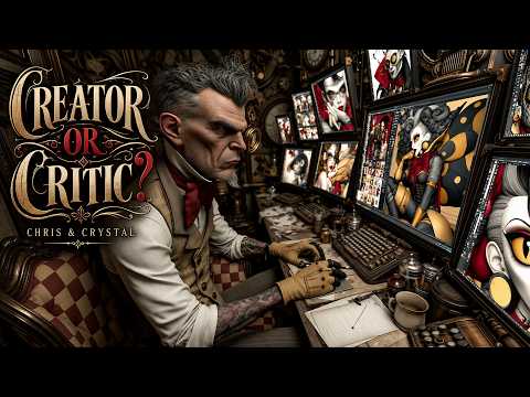 AI Art Steampunk Video | "Creator or Critic" | Chris & Crystal AI Art | Original Music, 4K