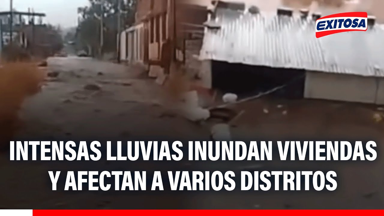 🔴🔵 Arequipa: Intensas lluvias inundan viviendas y afectan a varios distritos