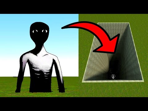 CRAZY CREATURE VS GIANT PIT! - Garry's mod Sandbox