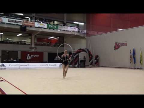 Emma Lozhkin SeniorH Hoop ON 2016 Canadian Championships RG