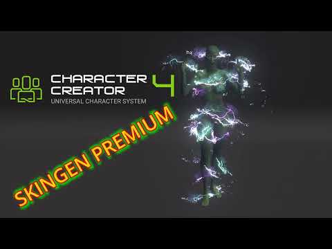 How to Use Skingen Premium Plugin - Creating Mythological Entity in CHARACTER CREATOR 4
