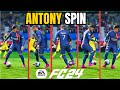 FC 24: How to do Antony Spin in EA Sports FC 24 - Antony 360 #fc24