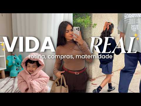VIDA REAL MÃE DE DUAS 👧🏻💕 rotina em casa, comprinhas + um novo apartamento? 👀