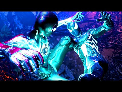 Marvel's Spider-Man 2 - Symbiote Spider-Man Vs Miles Morales Boss Fight(2023) PS5 60FPS Ultra HD