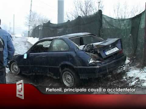 Pietonii, principala cauză a accidentelor rutiere