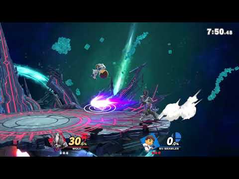 Zen (mii brawler) vs seth123818 (wolf) game 1 (Hsel competition)