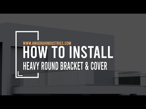 Heavy Round Bracket & Cover